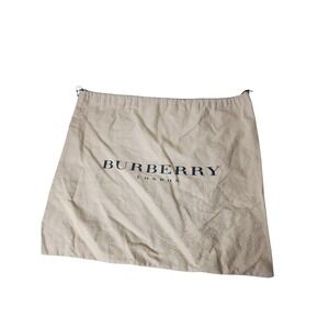 Burberry Storage Bag Dust Cover Travel  17"x19" Cream Beige